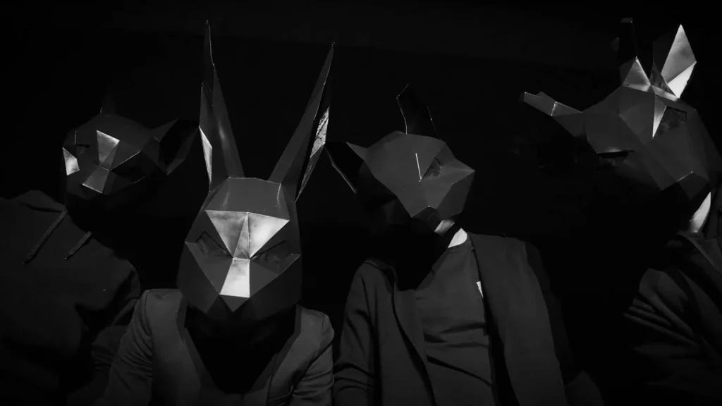 Picture of Empire of Sound, in “Flexing” mode for its new music video