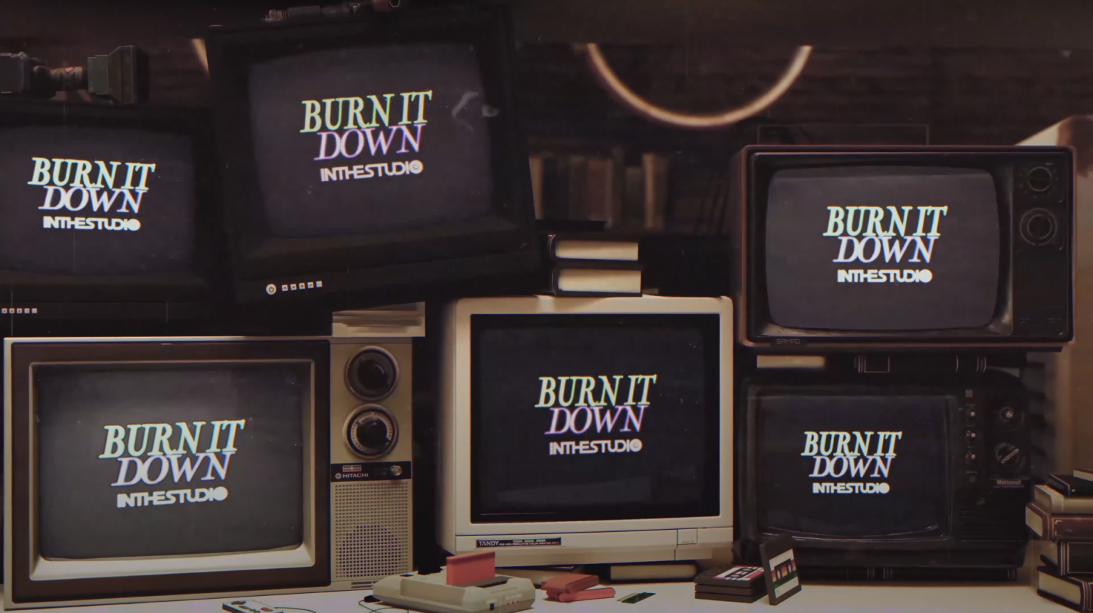Picture of Vintage music & emotions in new INTHESTUDIO video clip, "Burn it down"
