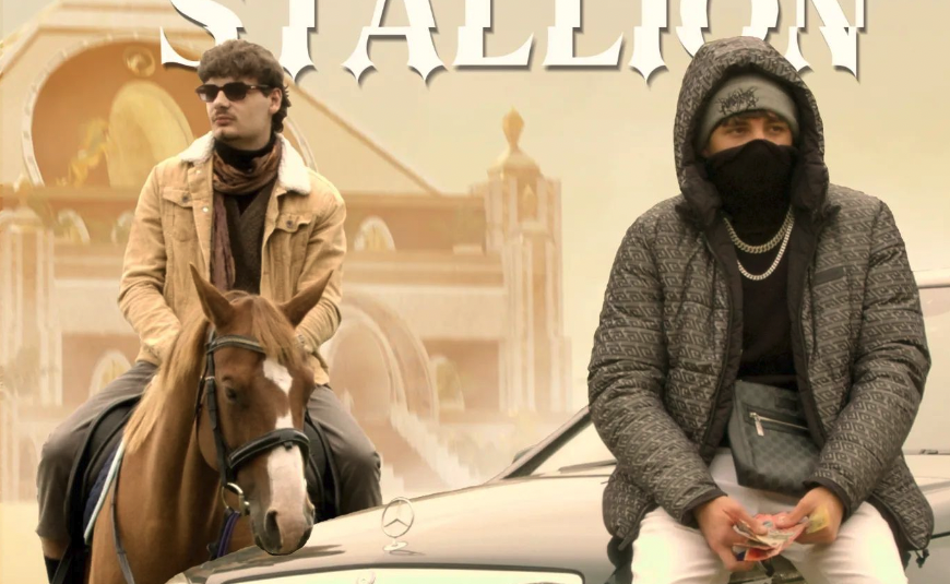 Picture of BMoney & Mason Moon cross the desert in their new video "STALLION".