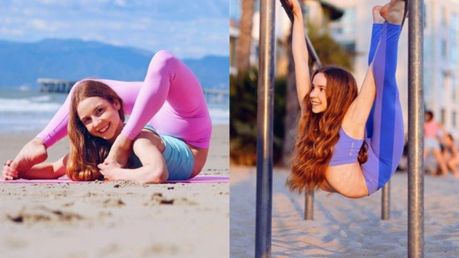 Picture of Anna McNulty, the internet sensation contortionist who will make your head spin!