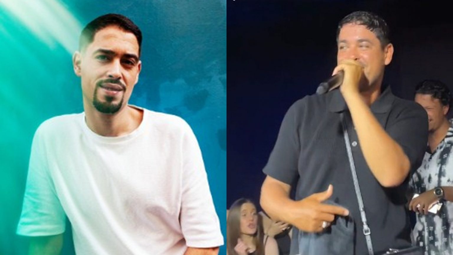 Picture of Lartiste Avant Aprés sa prise de poids surpoids