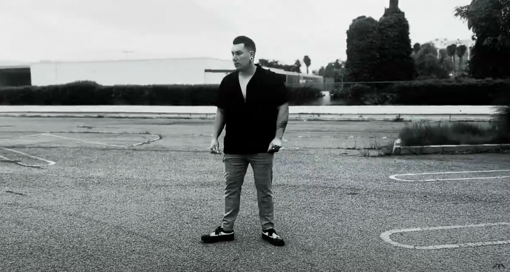 Picture of Taste Rene Rivers' intense rap with "New Age Outlaw"