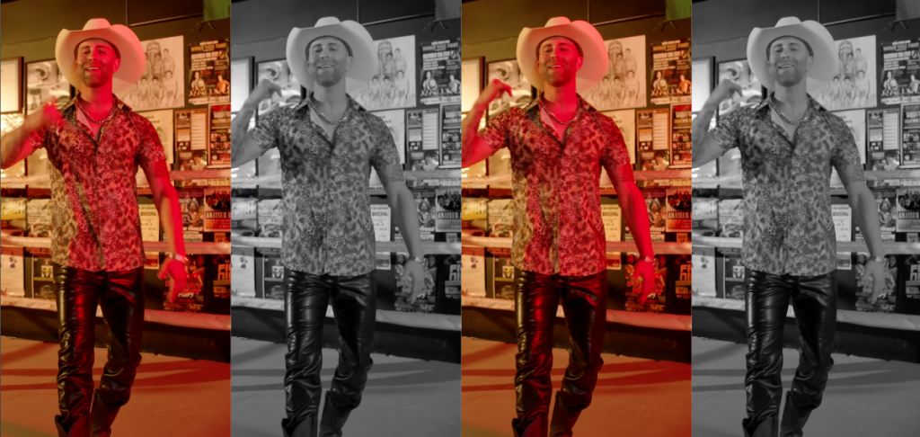 Picture of Tristan Cole, formidable in his new music video "Are You With Me"